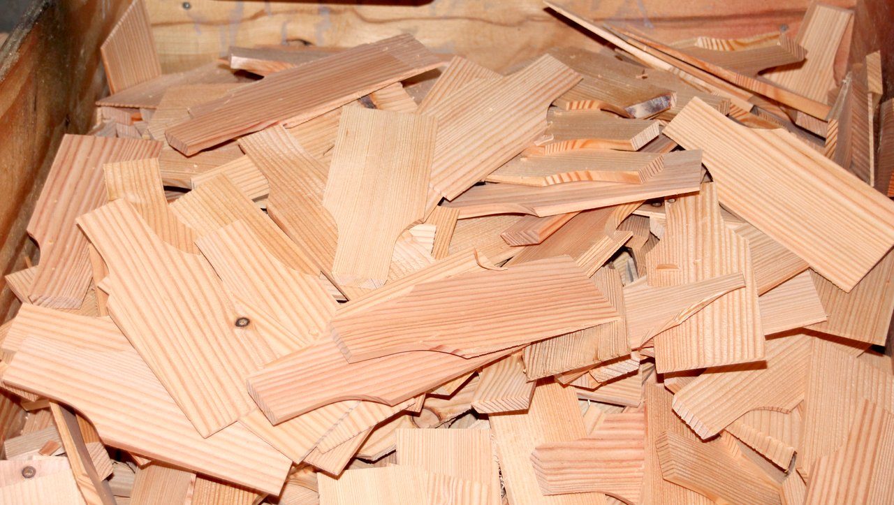 Rhöner Holzschindeln aus eigener Produktion